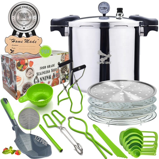 Pressure Canner 23 Qt with Canning Supplies Starter Kit