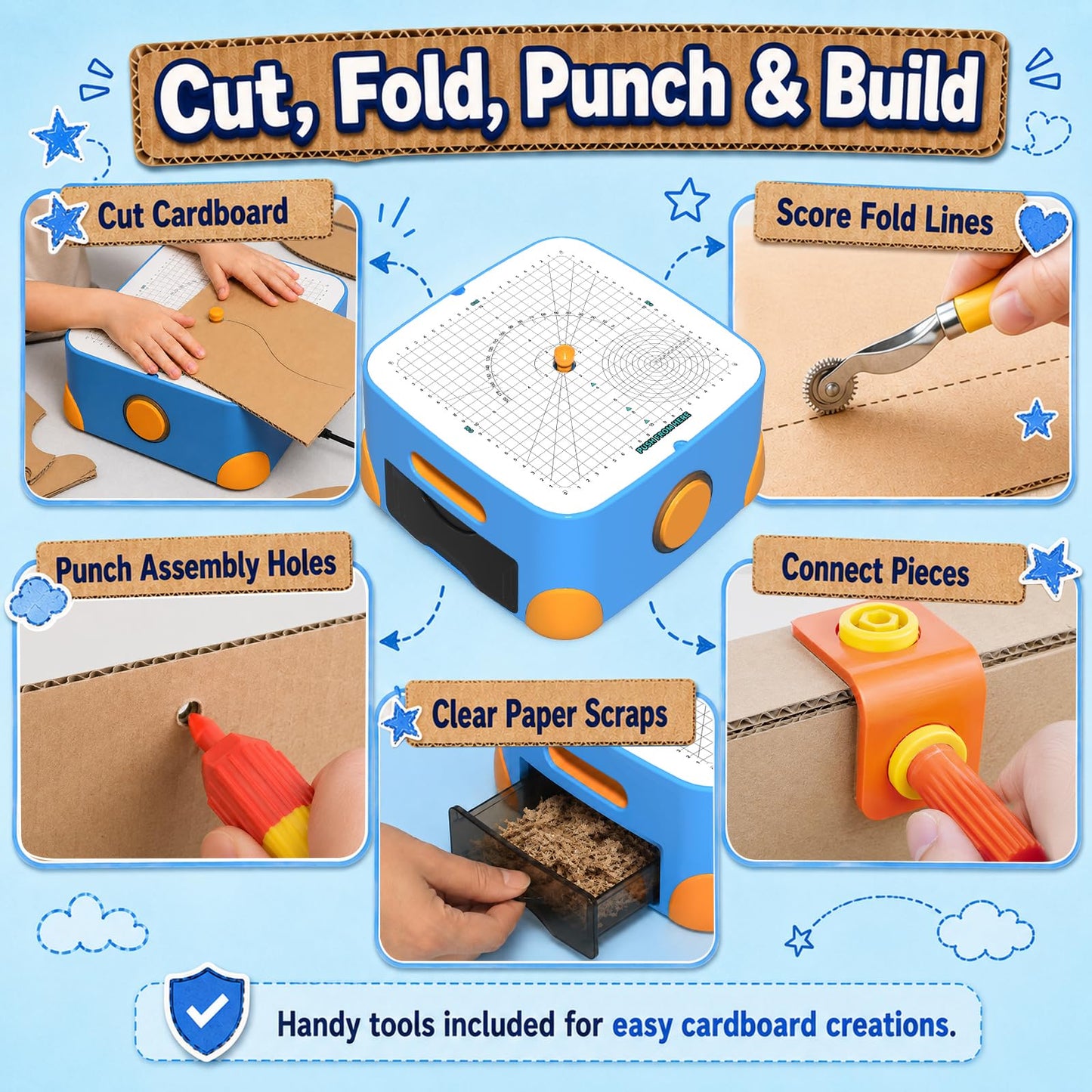 Kid-Safe Cardboard Cutter Machine