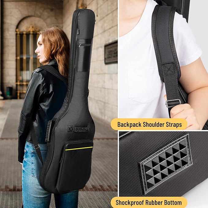 CAHAYA Bass Guitar Bag Gig Holder