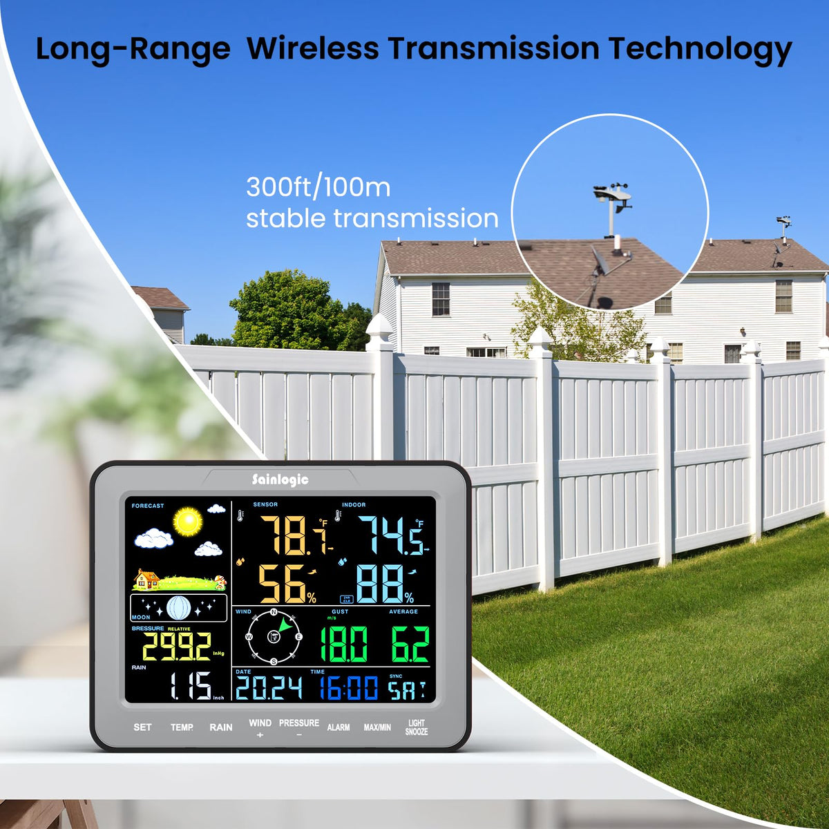 Weather Station 12-in-1 Wireless Weather Station