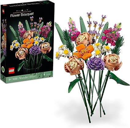 LEGO Icons Flower Bouquet Building Set- educational- K-12