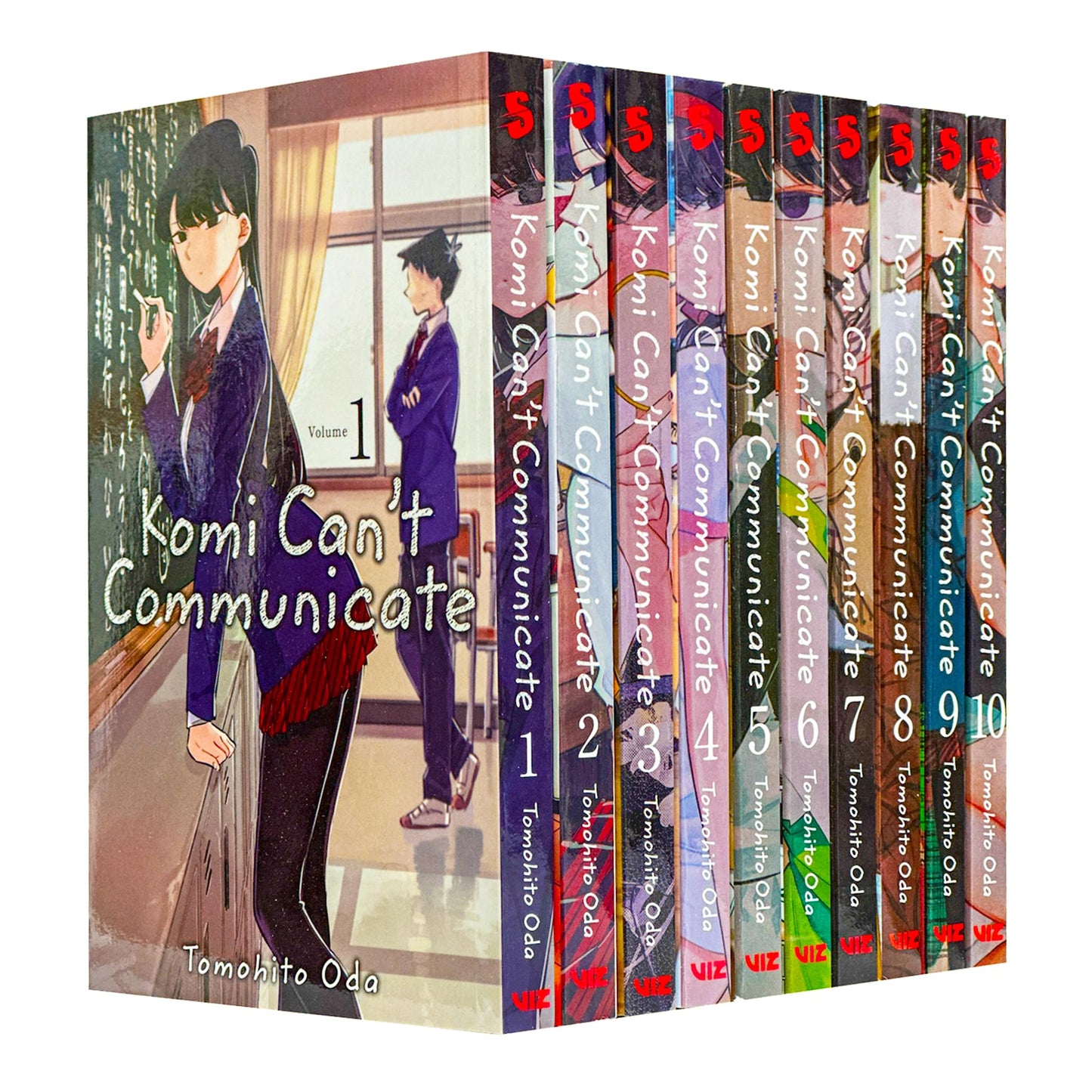 Komi Cant Communicate Collection Vol 1-10 Books Set By Tomohito Oda, paperback