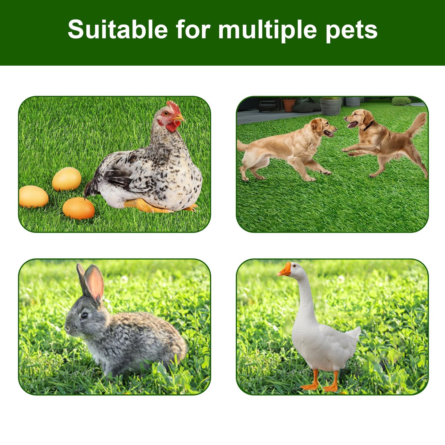 9 Pack Chicken Nesting Pads Reusable, TPU Material (13*13)
