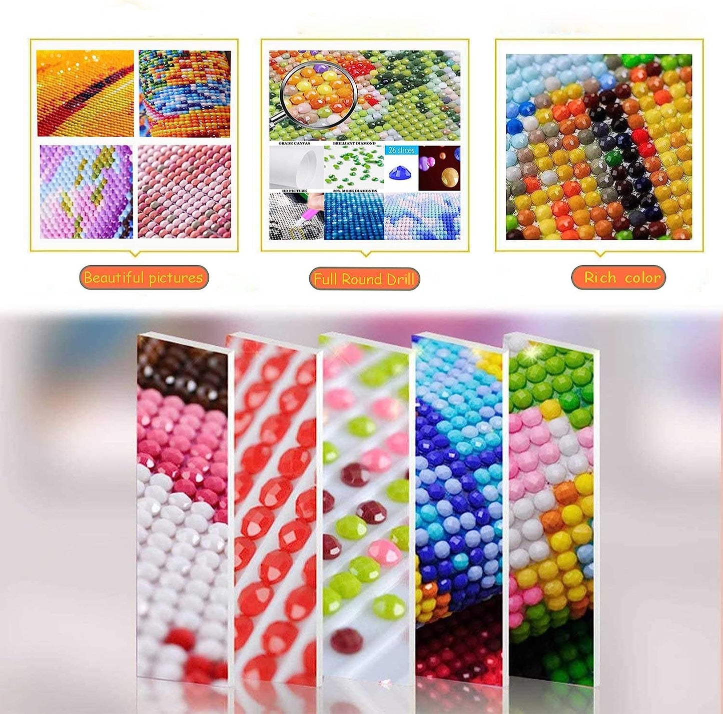 5D Diamond Painting Kit, Cross Sunflower Paint by Diamond Art Kit