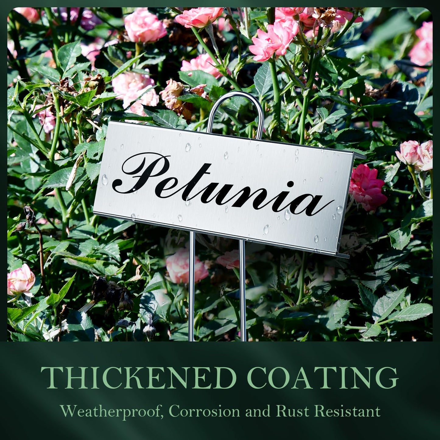 30 Pack Metal Plant Labels for Outdoor Garden Waterproof Plant Markers