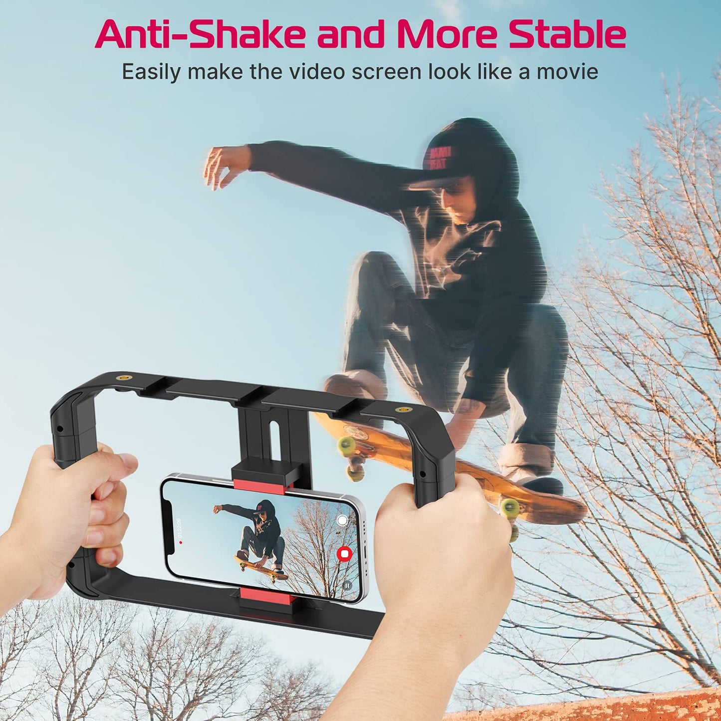 Filmmaking Vlogging Case, Phone Video Stabilizer