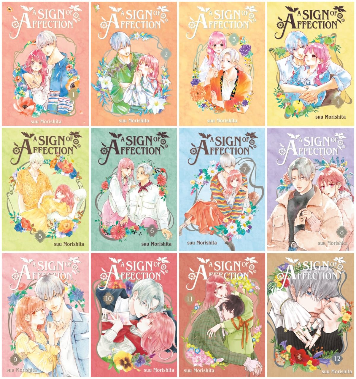 A Sign of Affection Series 12-Book Ultimate Complete Collection Set (Book 1 to 12)- paperback
