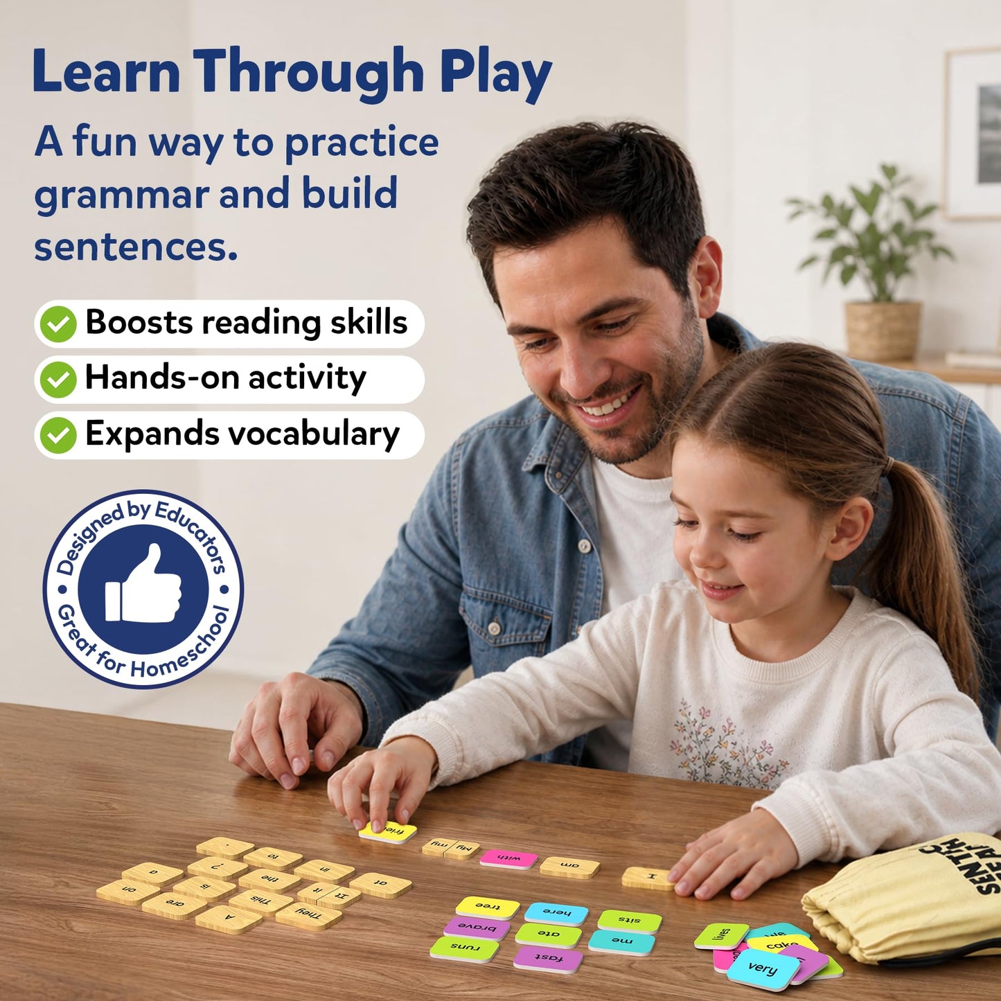 Skillmatics Sentence Search – Educational Board Game