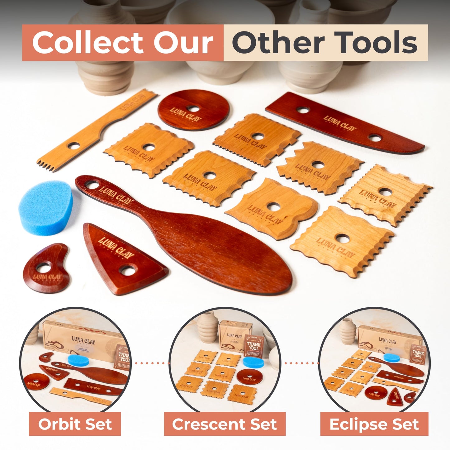 Pottery Ribs Tool Set | 8 Pack