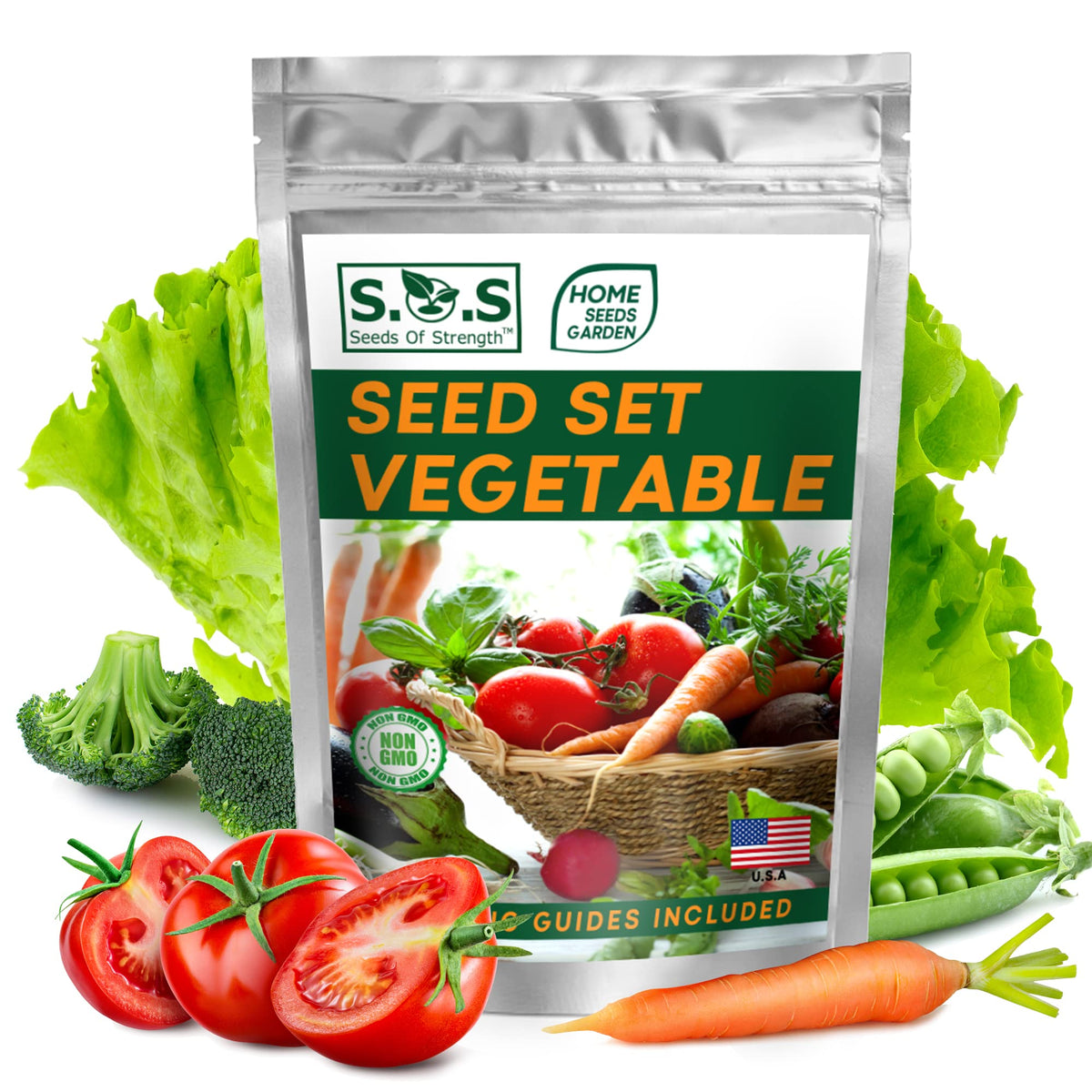 14,500+ Vegetable & Fruit Seeds - 33 Heirloom Varieties