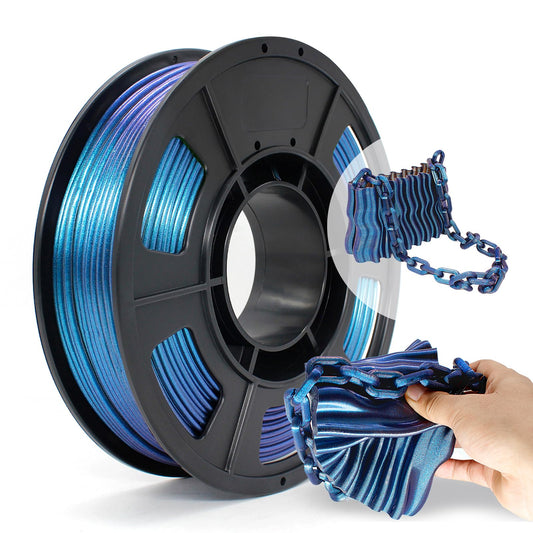 Tecsonar Chameleon TPU Filament 1.75mm, 250g（0.25kg), TPU Chameleon Color Blue