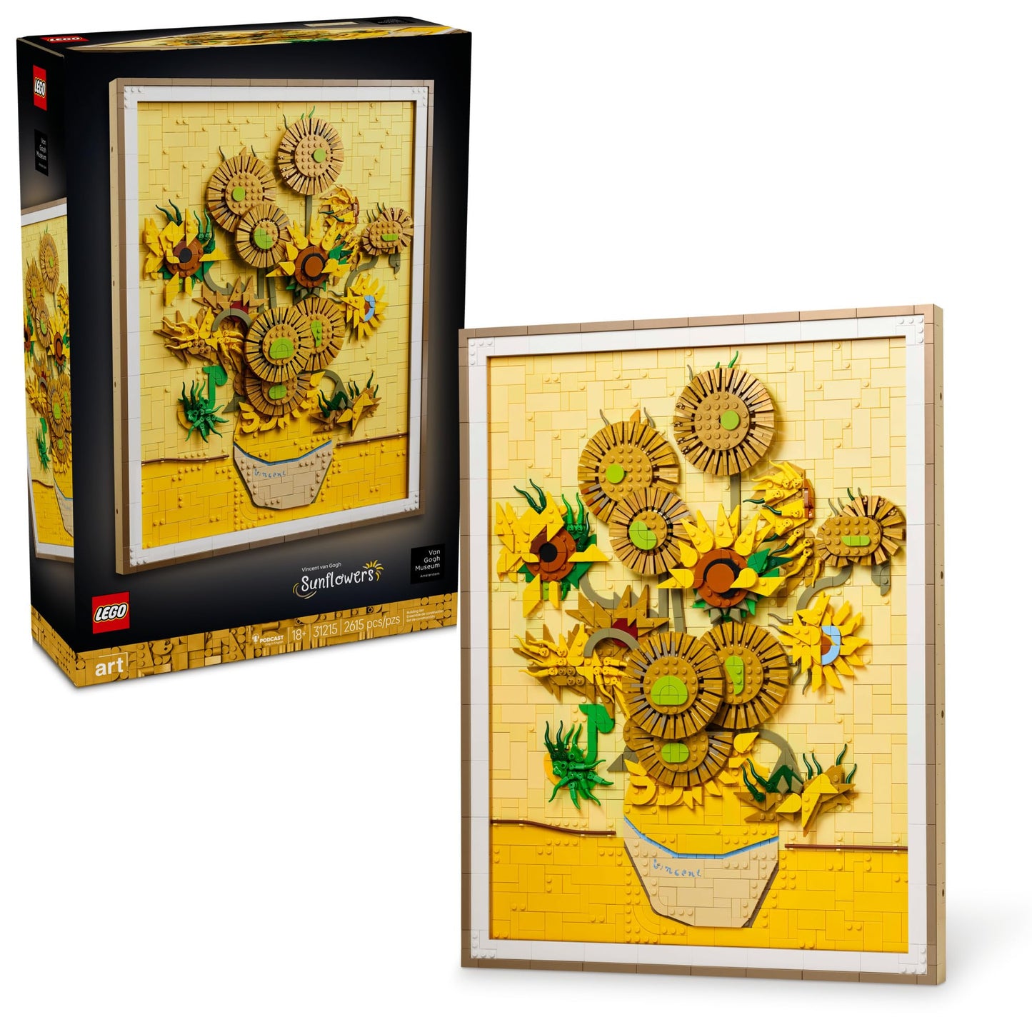 LEGO Art Vincent Van Gogh – Sunflowers Building Set