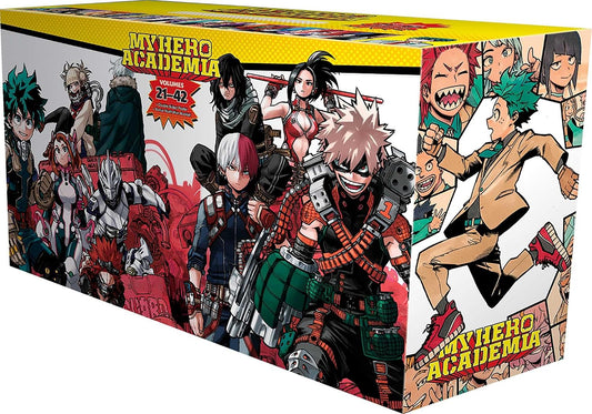 My Hero Academia Box Set 2: Includes volumes 21-42 with premium- paperback