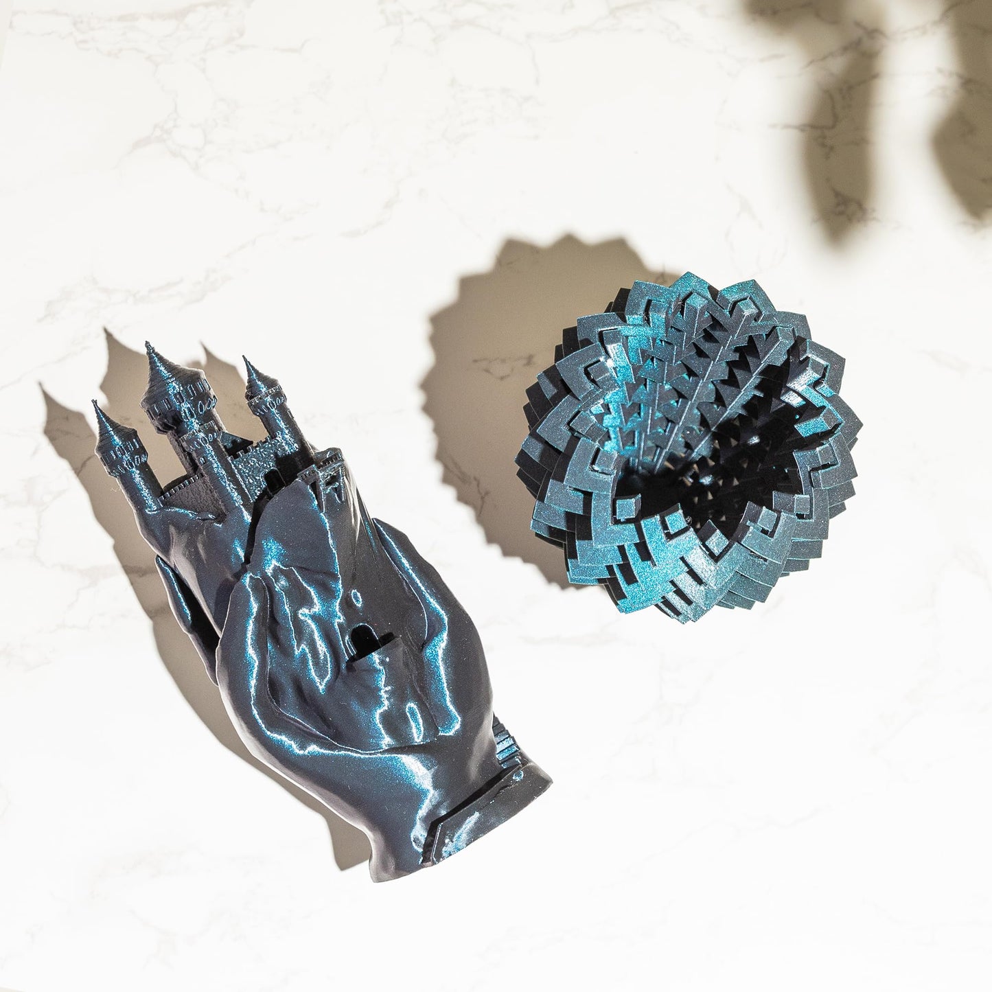 Chameleon Burnt Titanium 1.75mm PLA Filament with Glitter Sparkle, filament