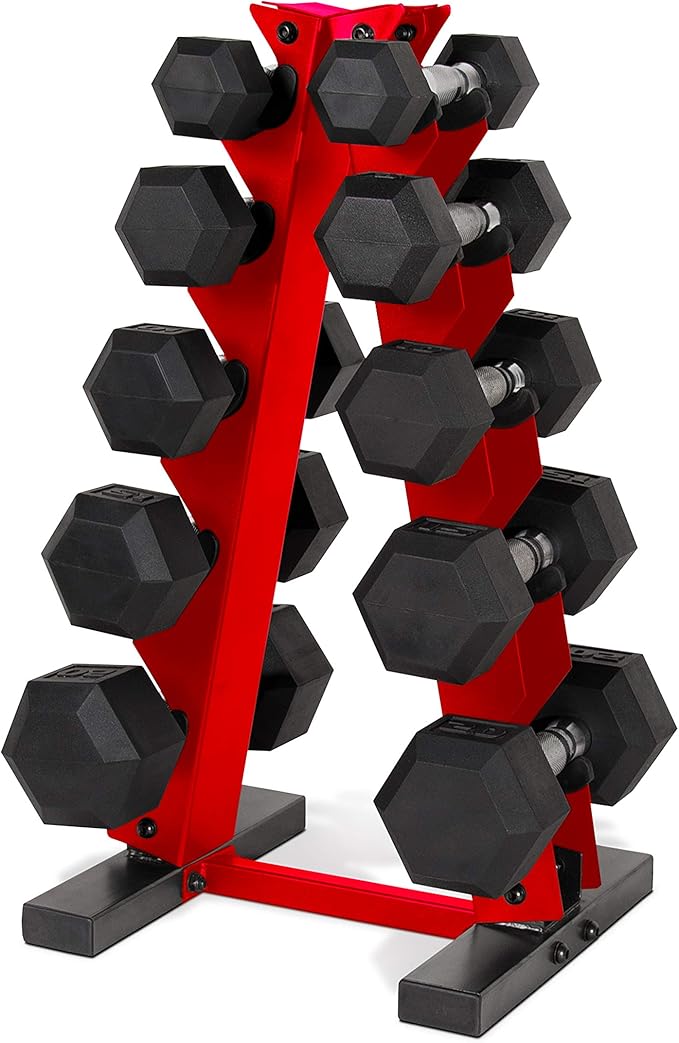 Barbell Dumbbell Set with Rack