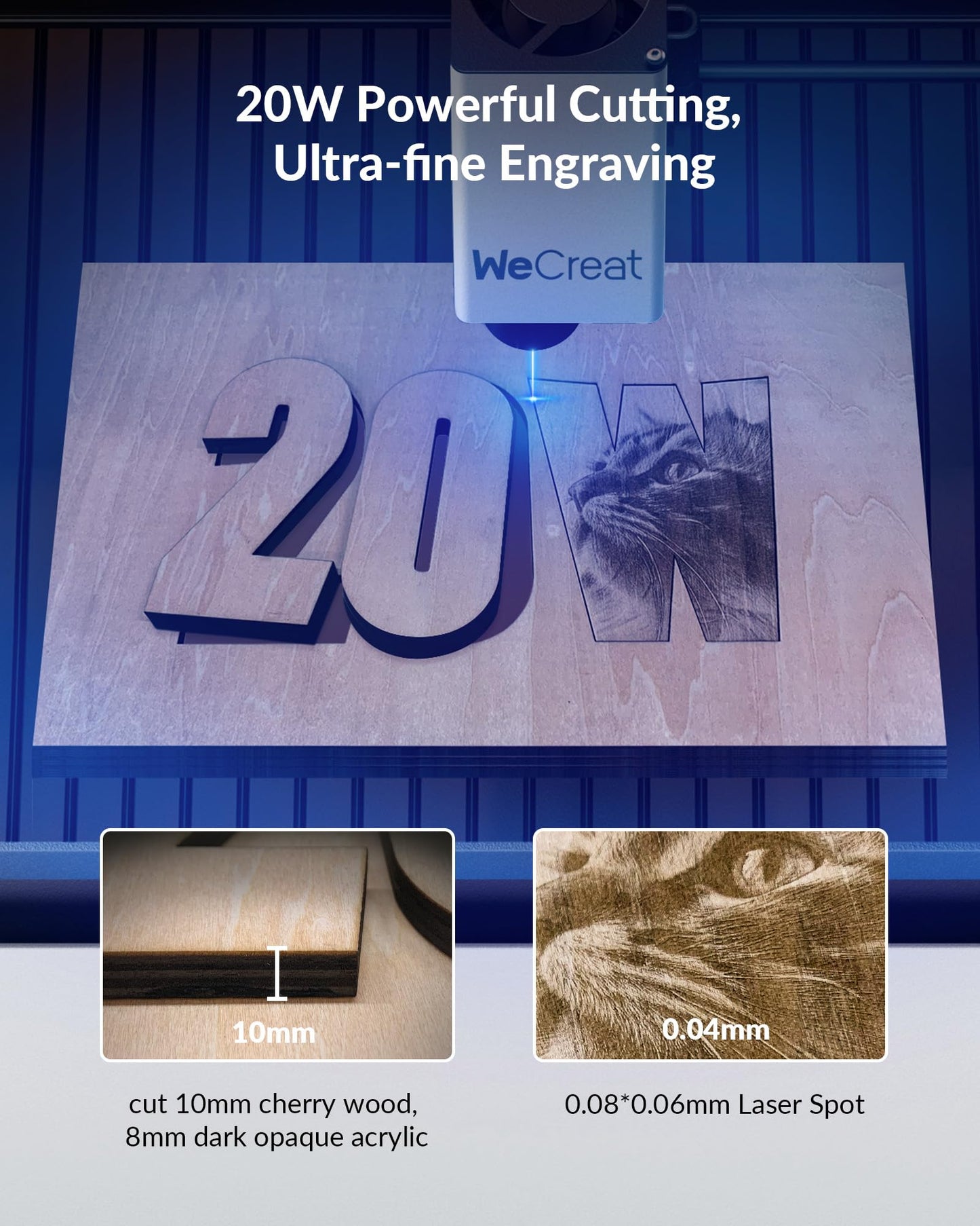 WECREAT Vision 20W Laser Engraver