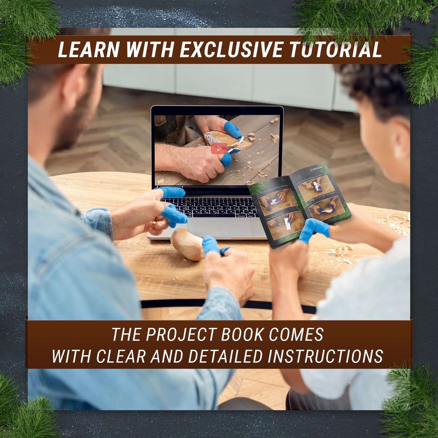 Wood Carving Kit Comfort Bird- DIY Kits- Whittling Knife Kit for Beginners