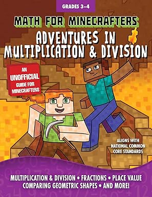 Math for Minecrafters: Adventures in Multiplication & Division- paperback