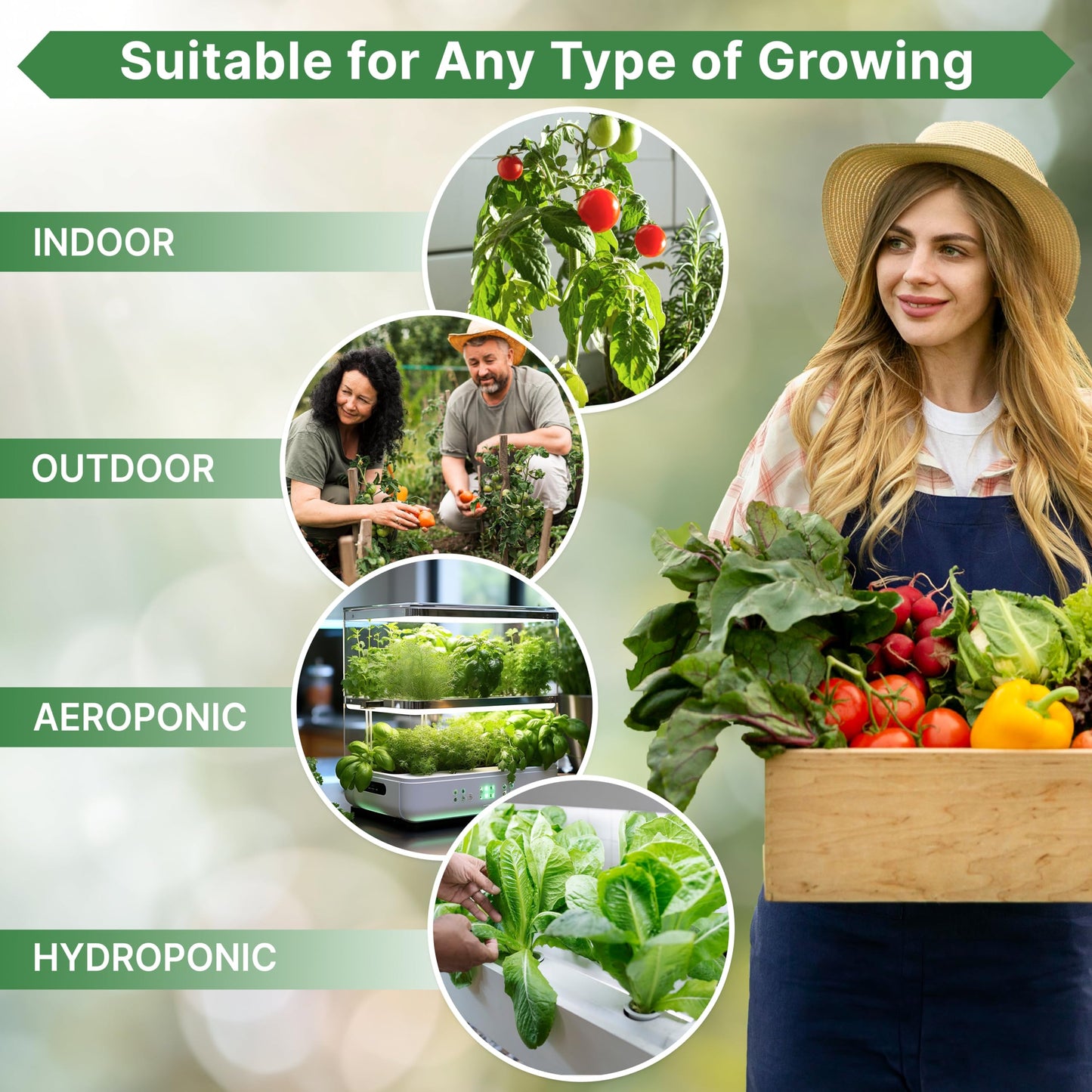 35 Herb Seeds Variety Pack for Indoor & Outdoors, Non-GMO Heirloom Garden Seeds