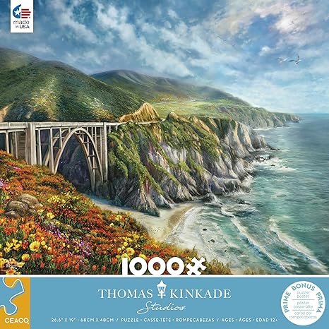 Jigsaw Puzzle- Ceaco - Thomas Kinkade - Big Sur