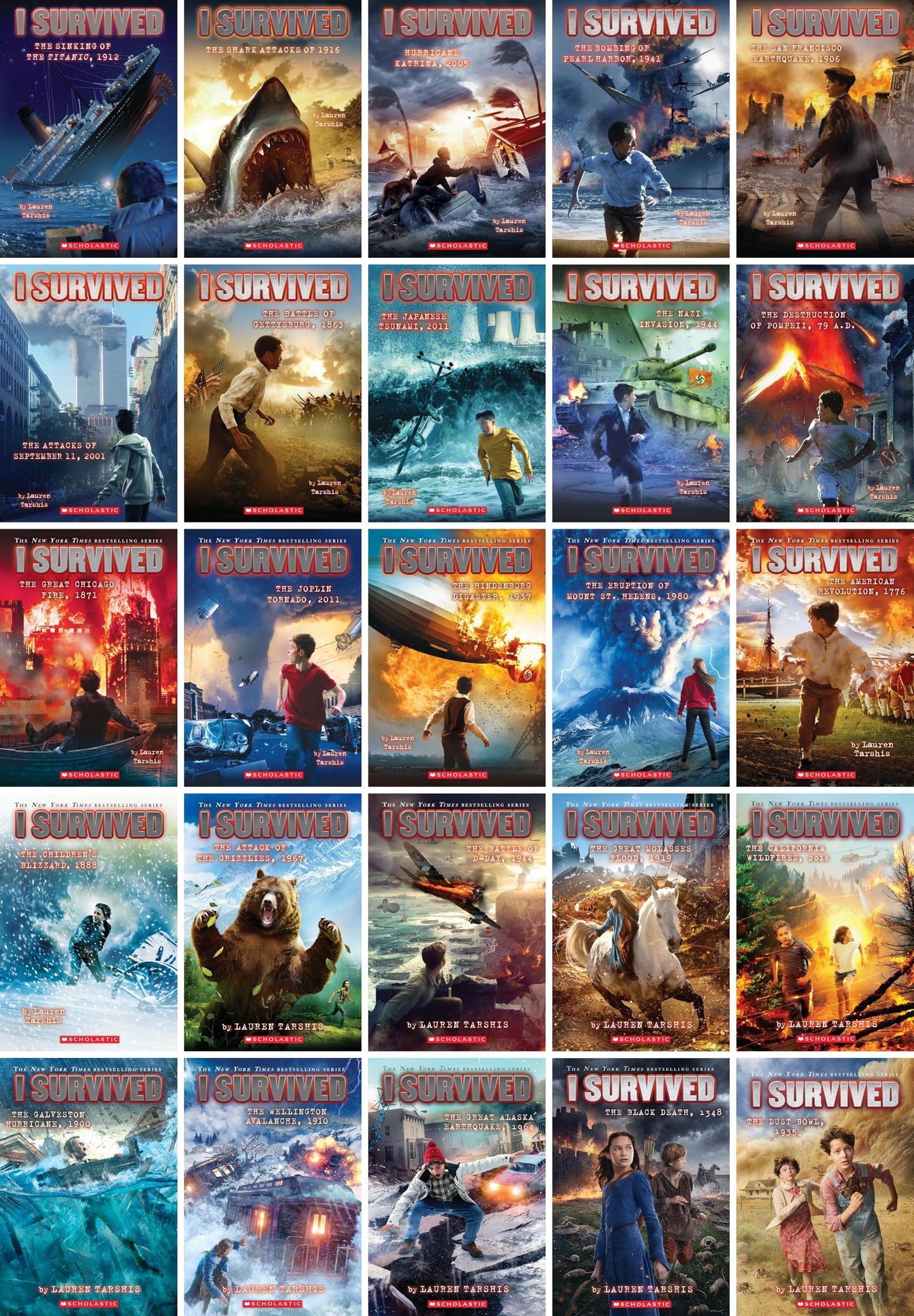 I Survived Series Complete Set (25 Books)