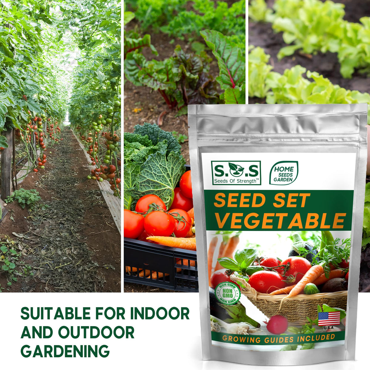 14,500+ Vegetable & Fruit Seeds - 33 Heirloom Varieties