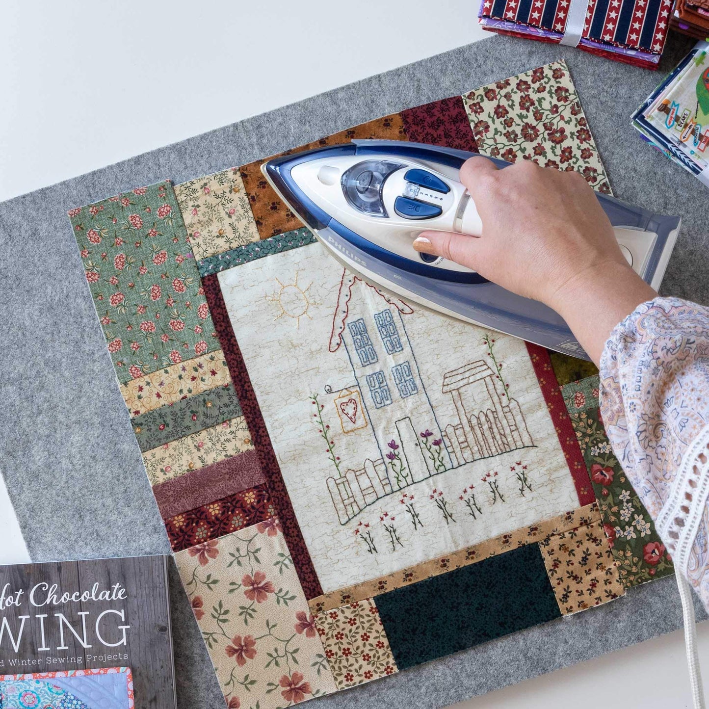 Applique Fusing Mat and Wool Pressing Mat Set Bundle