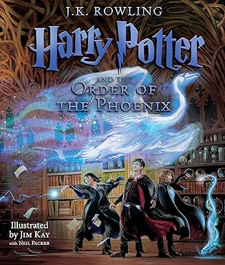 Harry Potter and the Order of the Phoenix: The Illustrated Edition (Harry Potter, Book 5)- hardcover