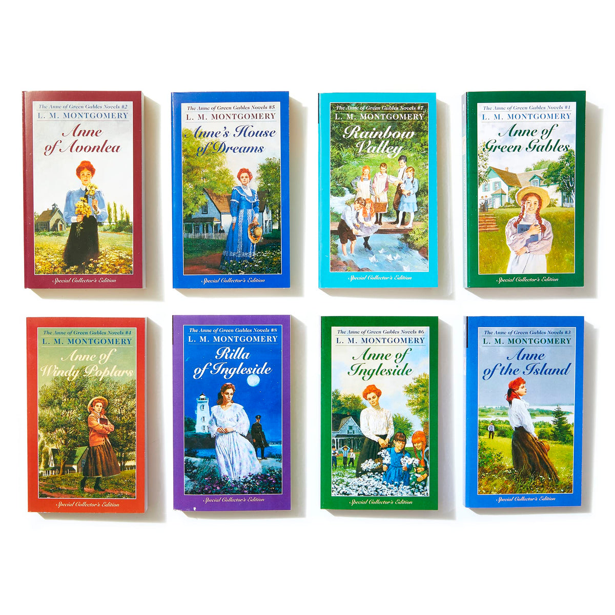Anne of Green Gables, Complete 8-Book Box Set- paperback- mass market