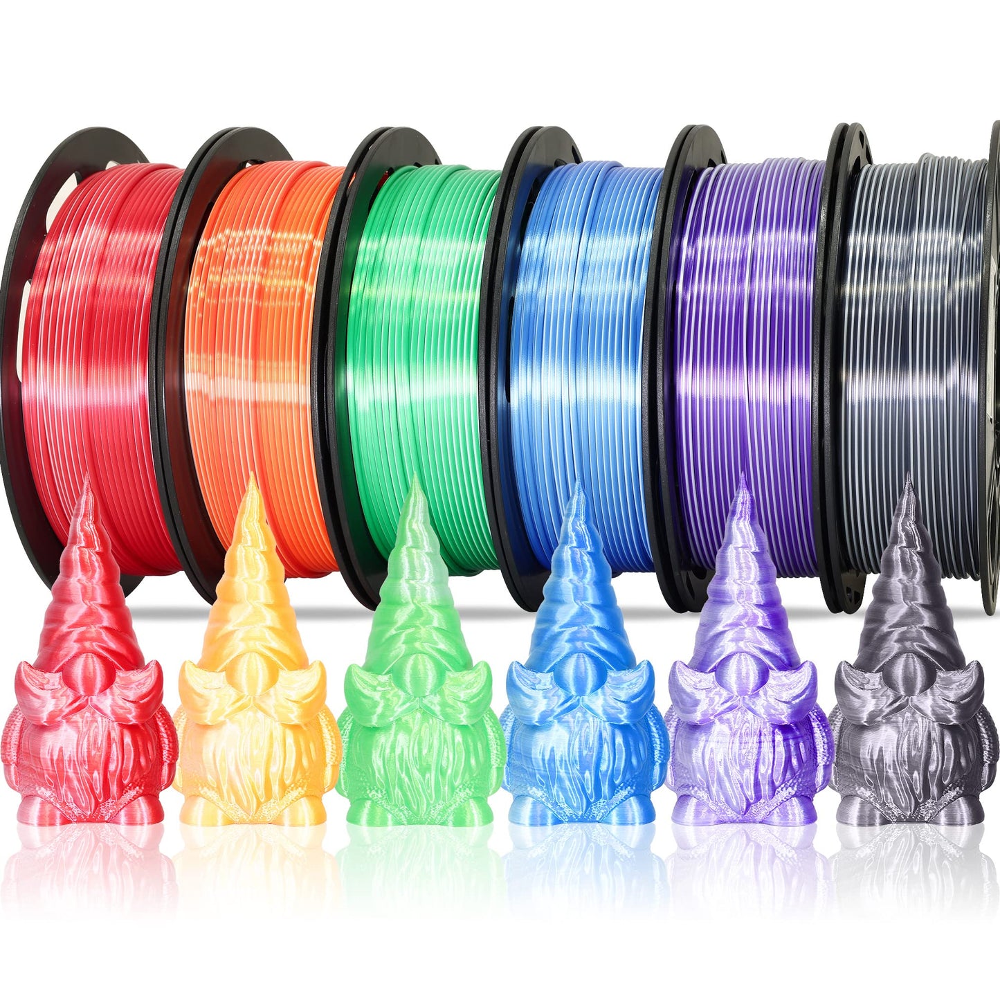 Dual Color 1.75mm 3D Printer Filament Bundle- D