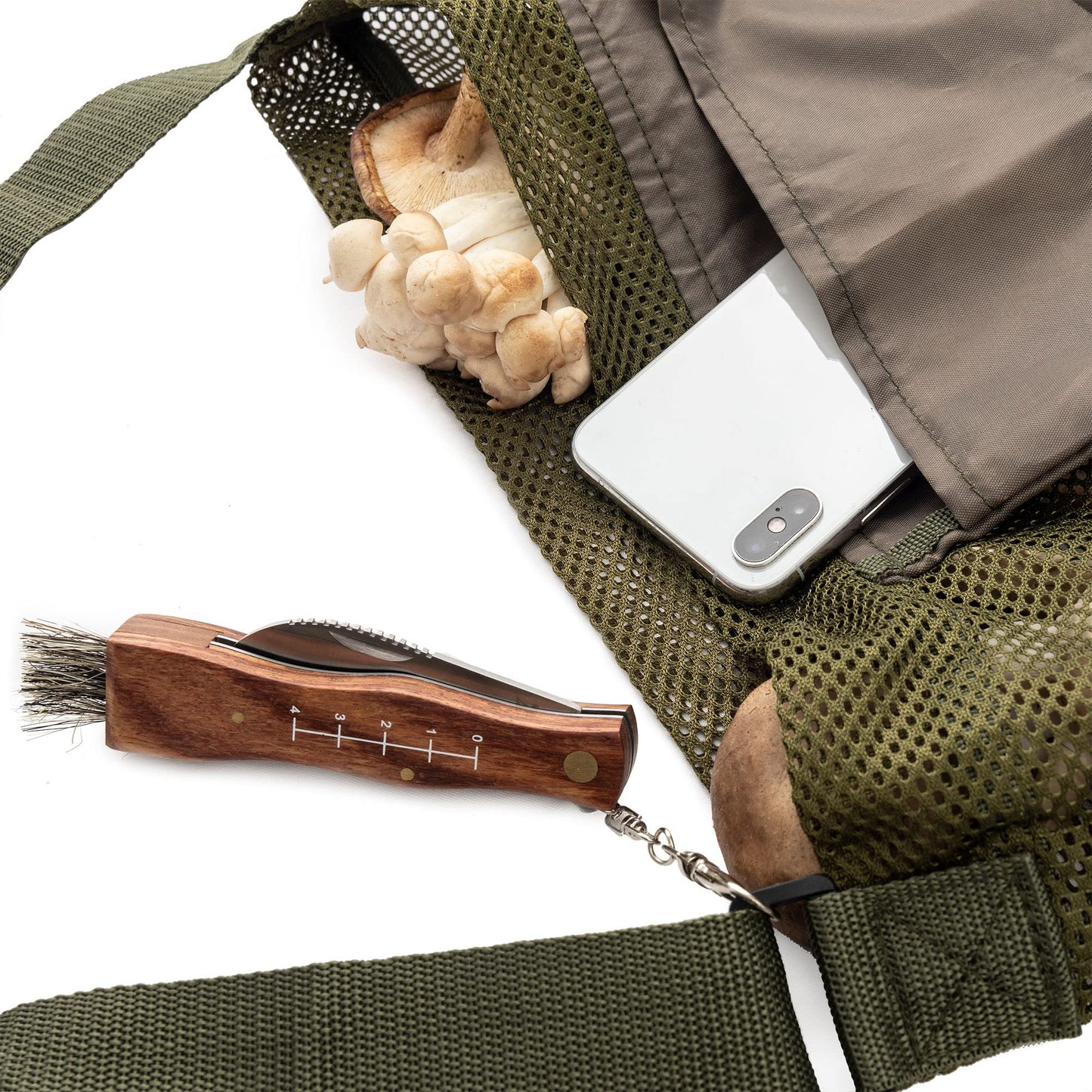 Foraging Bag - Mushroom Foraging Kit with Bag and Knife