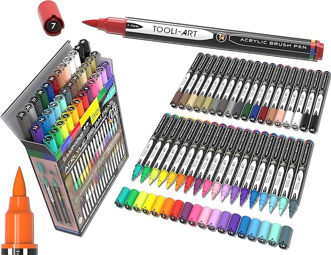 Tooli-Art- Chisel- Essential - Acrylic Paint Pens