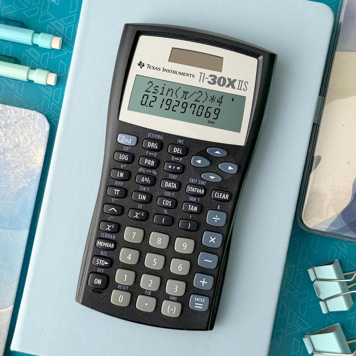 TI-30XIIS Scientific Calculator Texas Instruments, Black