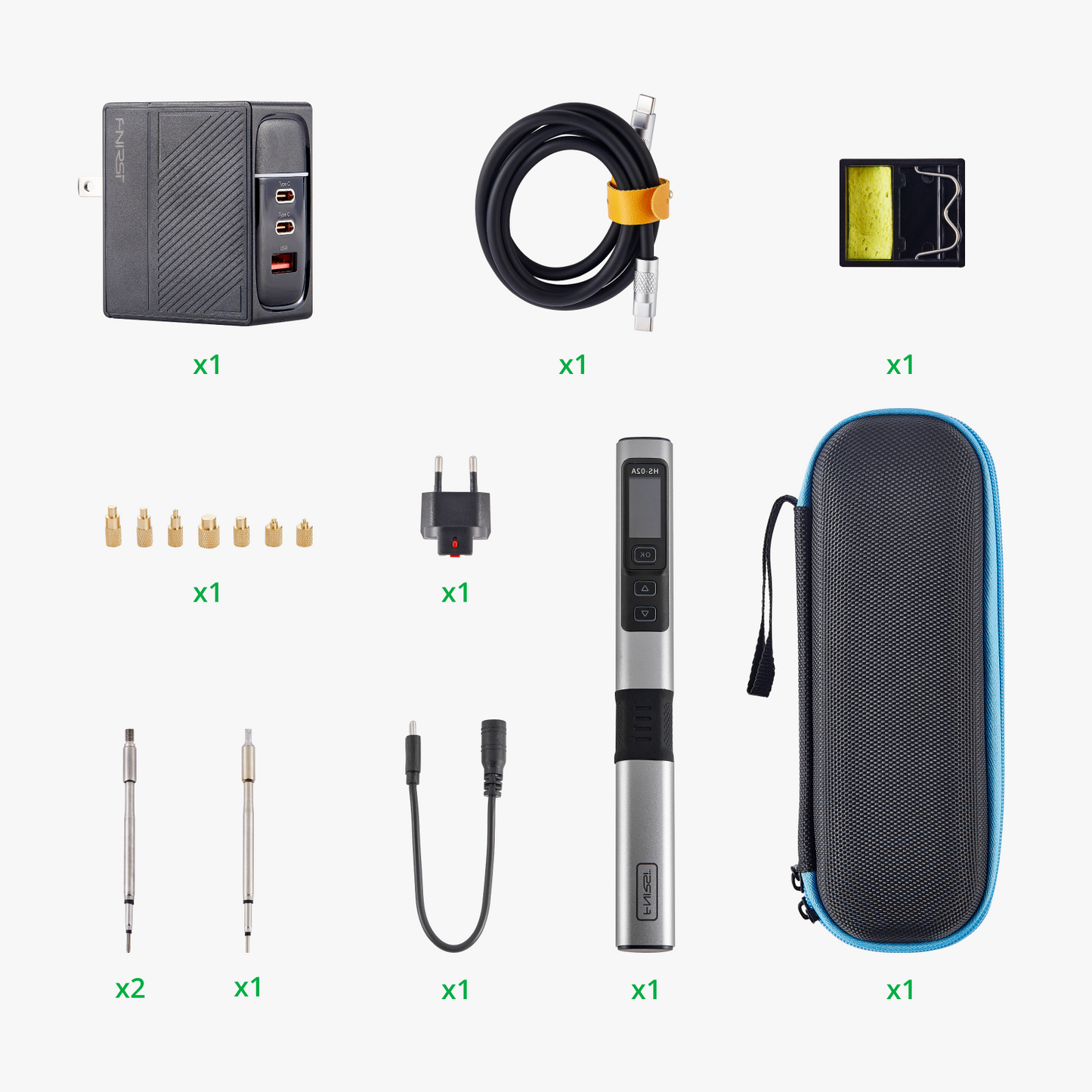 USB‑C Soldering Iron Kit for Heat-Set Inserts